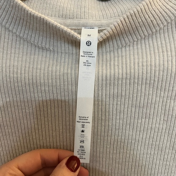 Lululemon Merino Wool Mockneck Light Sweater - Picture 3 of 4
